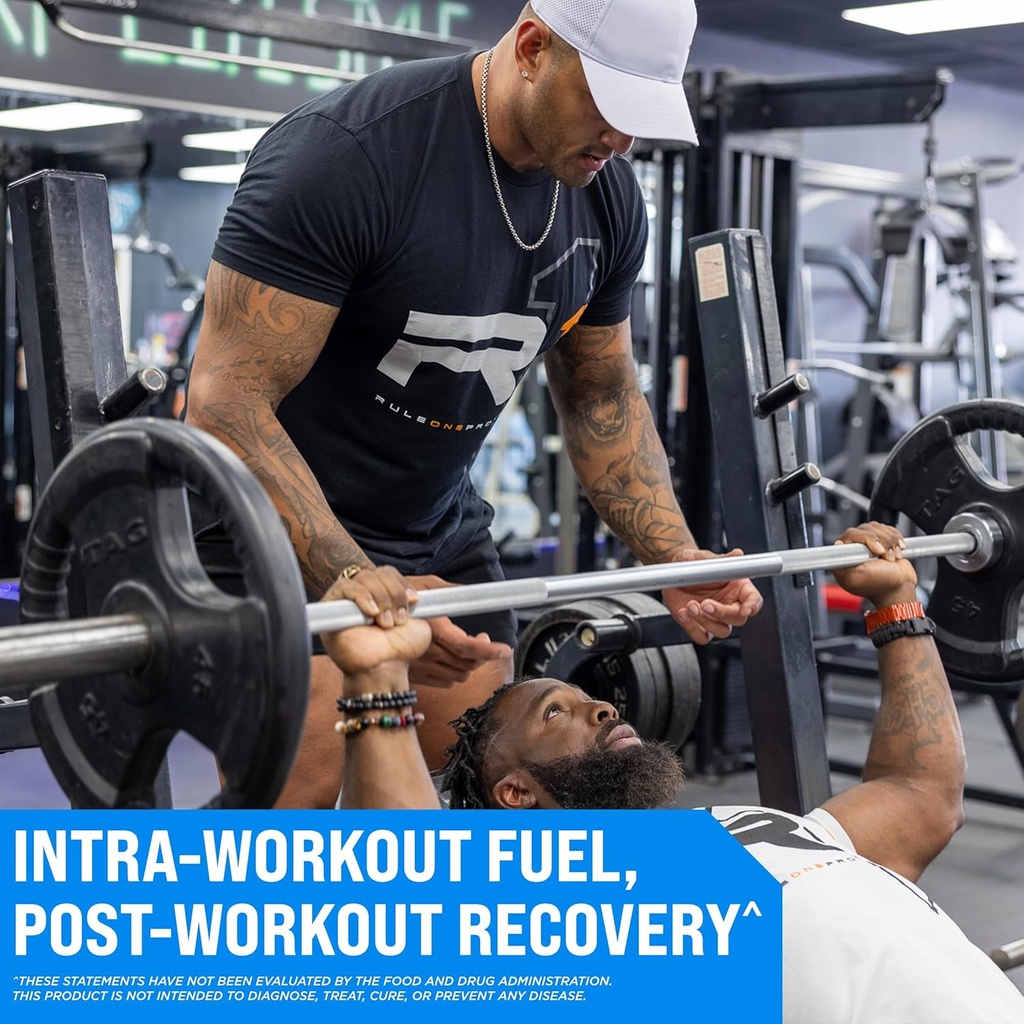 Rule 1 Active BCAA - Performance, Hydration, and Recovery Support with 5g BCAAs + Electrolytes, L-Glutamine, and Citrulline (30 Servings, Blue Raspberry) 4