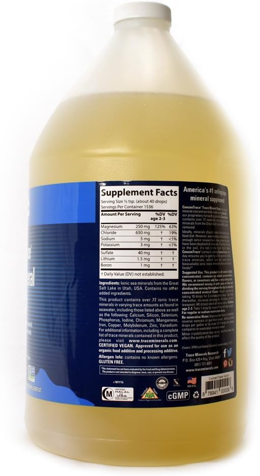 Trace Minerals Research TMD06 - Concentrace Trace Mineral Drops 3
