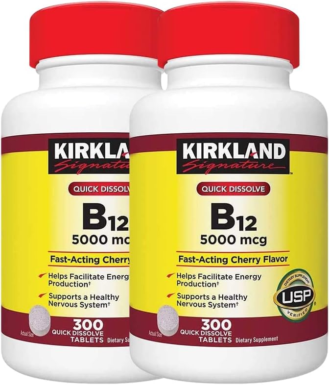 Kirkland Pozpfa Sublingual B-12 5,000 mcg, 300 Tablets (3 Pack) 2