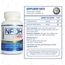 MAAC10 NADH + CoQ10 Chewable Tablets (3-Pack - 180 Tablets) | 50mg PANMOL® NADH + 100mg CoQ10 Supports Fatigue, Energy and NAD+, Non-GMO, Gluten Free, Vegetarian (3 Month Supply) 3