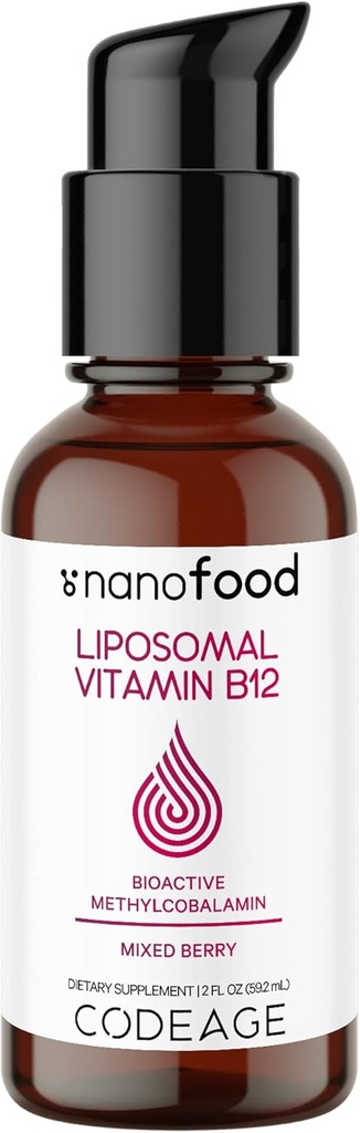 Codeage Liquid Vitamin B12 Methylcobalamin Supplement, 2-Month Supply, Bioavailable Methyl B12, Vegan Non-GMO, 2 fl oz 5