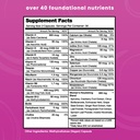 NutraChamps Women's Daily Multivitamin Supplement - Vegan Capsules with Biotin, Vitamins A B C D E K, Calcium, Zinc, Lutein, Magnesium - Premium Multimineral Multivitamin for Women 3