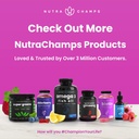 NutraChamps Women's Daily Multivitamin Supplement - Vegan Capsules with Biotin, Vitamins A B C D E K, Calcium, Zinc, Lutein, Magnesium - Premium Multimineral Multivitamin for Women 6