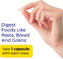 Enzymedica GlutenEase, Advanced Digestive Enzymes for Women and Men, Fast-Acting Formula for Bloating Relief & Digestive Health, Helps Break Down Gluten & Casein, 120 Capsules 4