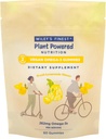 Wiley'S Finest Vegan Omega-3 Gummies - Natural Sugar - Vegetarian Dha, Ala & Sda - Gluten Free - Lemon Flavor, 60 Gummies 2