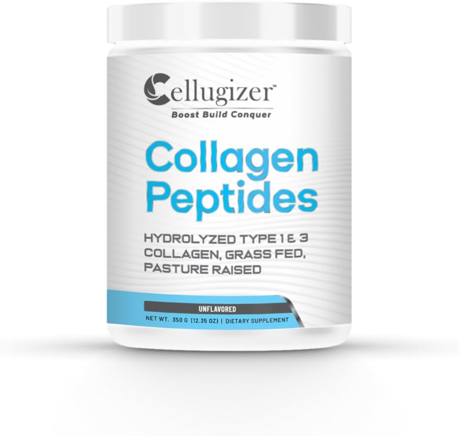 Collagen Peptides - Hydrolyzed Type 1 & 3 Collagen Powder Protein Supplement | Grass Fed, Unflavored | 35 Servings 2
