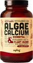 Algae Calcium & Vegan Omega 3 & Vitamin B Complex Bundle - Calcium Supplement from Red Algae, Plant Based DHA & EPA Fatty Acids, Essential B Vitamins 3