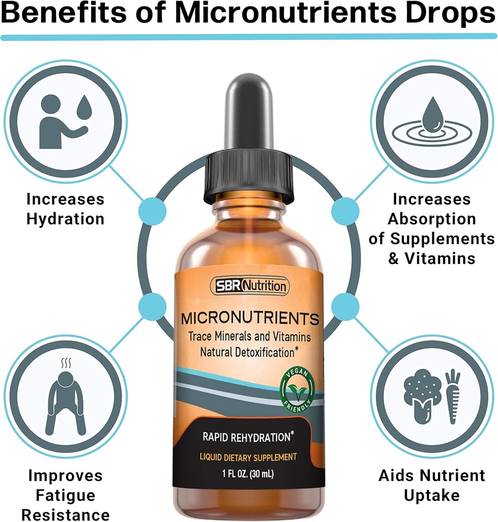 Micronutrients Liquid Drops | PrimaVie Shilajit, Electrolyte Concentrate, Trace Elements | Fulvic & Humic Acid | For Energy, Keto, Vegan, Paleo, Leg Cramp | Magnesium Sodium Potassium Zinc 4