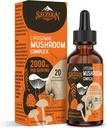1500 MG Liposomal Active Hexose Correlated Supplement 120 SoftGels Bundle with 2000 MG Liposomal Mushroom Complex Drops 30 Servings 3
