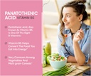 NUI NUTRA Pantothenic Acid (Vitamin B5) Supplement 500mg, 150 Capsules - Supports Energy, Focus, Digestive System, & Healthy Skin 6