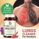 Nirogam Inhale Boost 120 Tablets a Bottle I Lung Support Supplement | Lung Health Supplement | Lung Detox 5