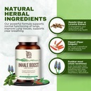 Nirogam Inhale Boost 120 Tablets a Bottle I Lung Support Supplement | Lung Health Supplement | Lung Detox 6