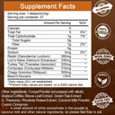Mushroom Coffee, Powerful 12 in 1 Mushrooms Powder with Lion's Mane, Turkey Tail, Chaga & More, Immune Boosting Instant Arabica Coffee Mix with Cacao, L-Theanine for Focus, Energy 4