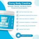 CBB Creatine Monohydrate Powder | Workout Support | Vegan | Kosher | Blue Raspberry Flavor 180 Grams (30 Servings) 6