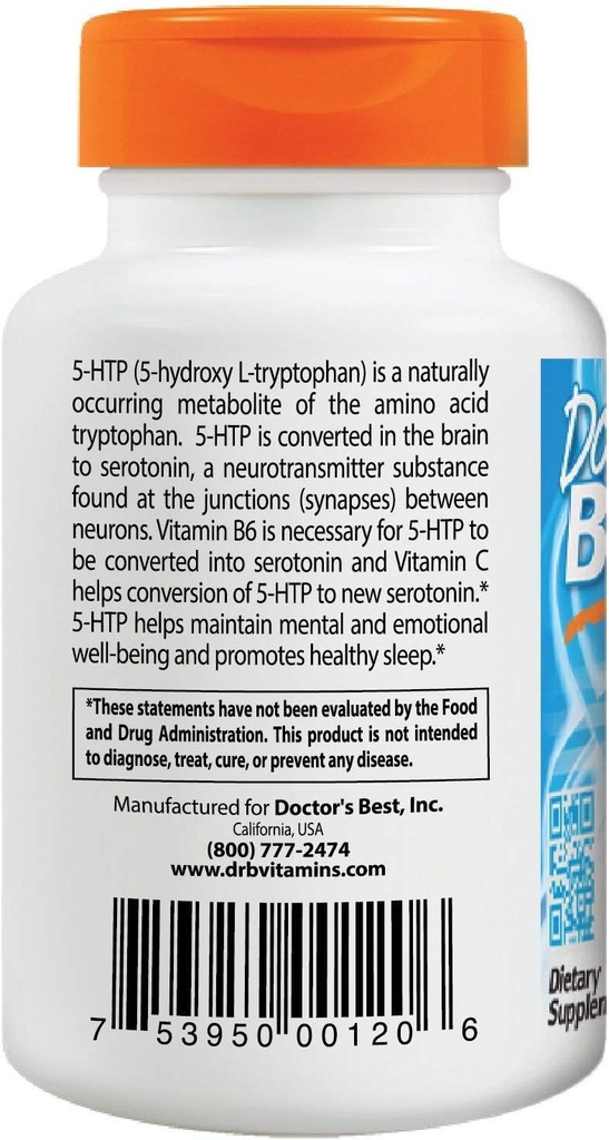Doctors Best 5HTP Enhanced with Vitamins B6 and C 235 4