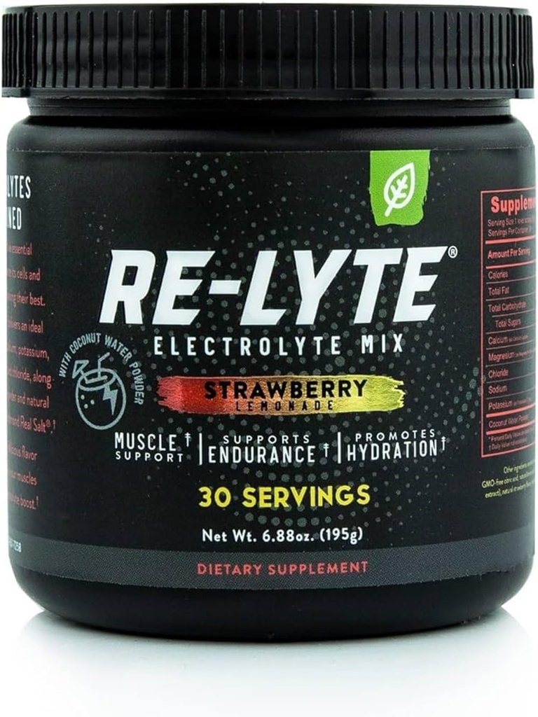Re-lyte Electrolyte Drink Mix Strawberry Lemonade 30 Servings 6.70 oz. 2