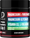 Magnesium L-Threonate Supplement with Lions Mane & Ashwagandha Root - 1000Mg (60 Count (Pack of 1) *) 2