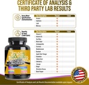Shilajit Sea Moss Black Seed Oil Ashwagandha Burdock Vitamin C & D3 with Elderberry rhodiola rosea Dandelion Yellow Dock Turmeric ACV 5