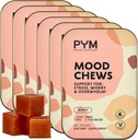 PYM Berry Mood Chews Support for Stress, Worry & Overwhelm, 120 Count | 130mg GABA, 90mg L-Theanine | Vegan, Non-GMO, Gluten-Free, No Added Sugar | All-Natural Mood Balance Supplement Made in USA 2