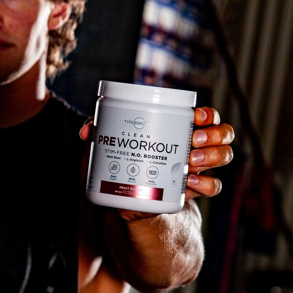Ultra Clean Stim Free Pump Pre Workout + Nitric Oxide Booster (Fruit Punch) Beetroot, 7G Arginine Citrulline Malate, Betaine, Beta A, ACV+ - Sugar/Caffeine Free Natural Non Stim Preworkout Men & Women 4
