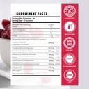 Magnesium Glycinate Gummies 600mg : Sugar-free Gummy Bears With Magnesium, Vitamin D, B6, and CoQ10 for Calm Support & Sleep for Adults & Kids,L-Threonate Multivitamin,Raspberry Flavor 60Count 3