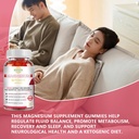 Magnesium Glycinate Gummies 600mg : Sugar-free Gummy Bears With Magnesium, Vitamin D, B6, and CoQ10 for Calm Support & Sleep for Adults & Kids,L-Threonate Multivitamin,Raspberry Flavor 60Count 4