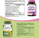 Doctor's Recipes Women’s Probiotics & Organic Moringa Bundle, GI and Women’s Health, Natural Antioxidant Support, No Gluten, Pro (60 Capsules) & Moringa (90 Capsules) 3