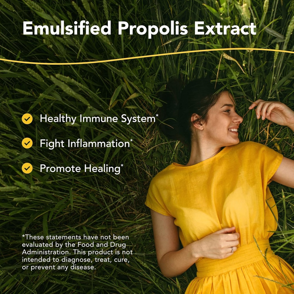 NORTH AMERICAN HERB & SPICE PropaHeal - 1 fl. oz. - Wild, Emulsified Propolis Extract - Immune Support - Non-GMO - 130 Servings 3