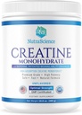 NutraScience Creatine Monohydrate Powder with BioPerine, Supports Lean Muscle Growth and Recovery, 60 Servings, 5000mg Per Serving, Unflavored, GMP sertified, Vegan Friendly, Non GMO 2