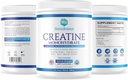 NutraScience Creatine Monohydrate Powder with BioPerine, Supports Lean Muscle Growth and Recovery, 60 Servings, 5000mg Per Serving, Unflavored, GMP sertified, Vegan Friendly, Non GMO 5