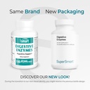 Supersmart - Digestive Enzymes (High Potency) - 15-in-1 Multi Enzymes Supplement - with Lipase, Bromelain, Amylase, Lactase, Protease, Invertase | Non-GMO & Gluten Free - 100 Delayed Release Capsules 3