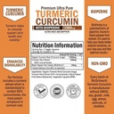 40 Billion CFU Daily Probiotic Supplement (1 Month Supply) Plus Turmeric Curcumin with Black Pepper Extract 1500mg Complex (1 Month Supply) 3