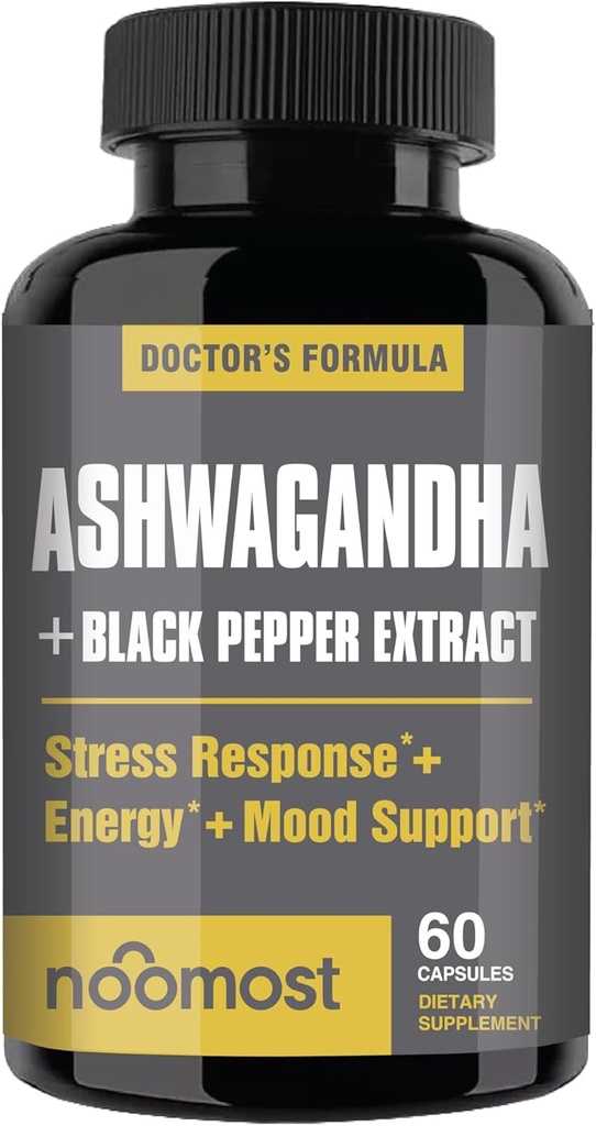 NooMost Lions Mane and Ashwagandha with Gingko Biloba and Black Pepper 3
