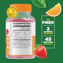 Lifeable Immune Support Kids + Prebiotic Fiber Kids, Gummies Bundle - Great Tasting, Vitamin Supplement, Gluten Free, GMO Free, Chewable Gummy 4