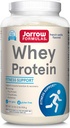 Jarrow Formulas Whey Protein with 18g of Protein, 3.8g of BCAAs, & Glutamine, Dietary Supplement for Muscle Function & Recovery Support, 32oz Vanilla Flavored Powder, Approx. 36 Day Supply, Pack of 6 2