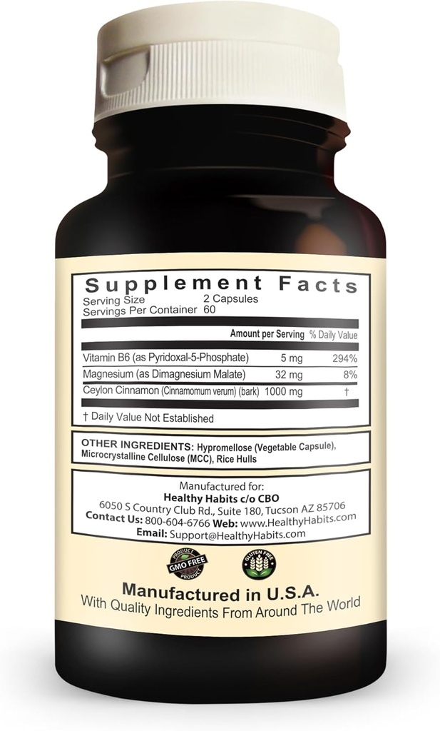 Healthy Habits StrictionBP Bottle 120 Veg Capsules 4