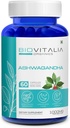 Natural Ashwagandha Capsules 1000mg Herbal Sleep Aid Supplement for Men & Women Adults, Helps Fight Stress Support Energy & Mood, Promote Mind Restfulness - 60 Vegan Capsule 2