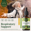 HERBAMAMA Lomatium Root Tincture - Vegan Lomatium Dissectum Extract for Lung Detox & Cleanse - Non-GMO, Alcohol & Sugar-Free Respiratory Lung Support Supplement, 28-Day Supply 3