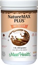 Maxi-Health NatureMAX PlusTM Energy Support Meal Replacement Drink Soy Protein Powder - Sugar Free Diet Supplement - 1 Lb - Natural Vanilla Flavor - Kosher Vitamin 5
