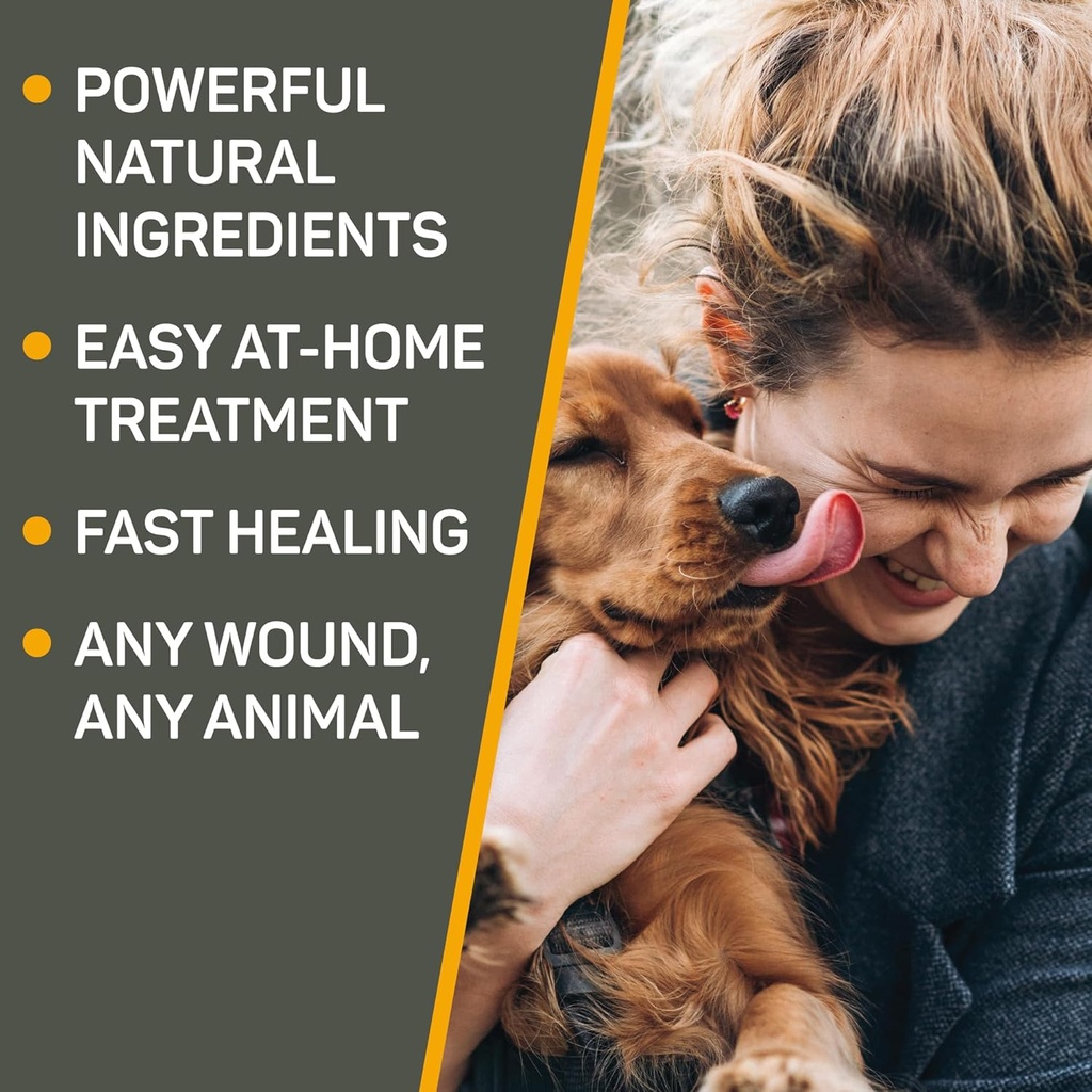 Absorbine Silver Honey Hot Spot & Wound Care Spray Gel 8oz Bottle, Manuka Honey & MicroSilver BG, Medicated for Dogs, Cats, Small Animals 3