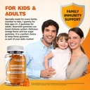 Quercetin with Bromelain Gummies, 1000mg Quercetin Gummies, Adults & Kids Immune Support Gummies, Lung & Respiratory Support, High Absorb, Orange, Low Sugar, Vegan, 60 Count 6