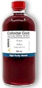 True Colloidal Gold – 50 ppm - 99.99+% Purity - 500 mL (16.9 Fl Oz) in Clear Glass Bottle - Made in USA 2