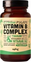 Algae Calcium & Vegan Vitamin B Complex Bundle - Calcium Supplement from Red Algae, Essential B Vitamins with Whole Food Blend, B1, B2, B3, B5, B6, B7, Folate 6