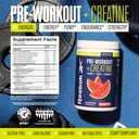 Reebok REEEnergize & REECover Bundle | Pre-Workout + BCAA Recovery System | Watermelon Crush & Strawberry Lemonade | Train & Recover Pack 5