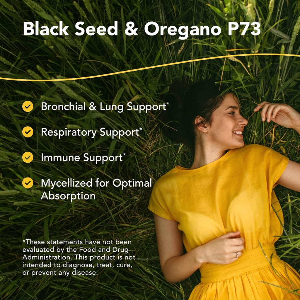 NORTH AMERICAN HERB & SPICE Resp-Immune - 4 oz - Respiratory & Immune Support - Black Seed, Oregano P73 Oil & Raw Honey - Mycellized for Optimal Absorption - Non-GMO - 78 Servings 3