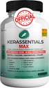 Kerassentials Max - Hair, Skin & Nails Support Supplement | Biotin, Calcium, Magnesium, Folate & Herbal Blend | Premium Formula | 60 Capsules, Vegan & Gluten-Free 2