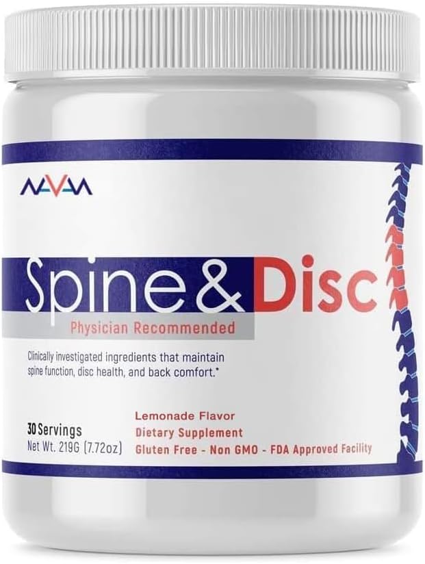 Navan Spine and Disc Osteo Bone Strength & Density Supplement Powder with Calcium, Phosphorus, Vitamin D, Glucosamine, Chondroitin, MSM, & Turmeric by Clinical Experts 2