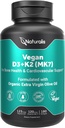 Naturalis Vegan Vitamin D3 + K2 with Extra Virgin Olive Oil | 5000iu Vitamin D with 120mcg MK7 Vitamin K | Better Support for Bone & Immune Health | Vegan Society Certified 180 Softgels 2