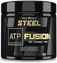 Steel Supplements ATP-Fusion | Optimized Absorption Creatine Monohydrate Workout Supplement | Bloat Free Formula for Faster Recovery with Creatine Monohydrate Powder | 40 Servings 2