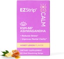 Calm – KSM-66 Ashwagandha Oral Strips. Stress Relief and Focus Supplement. Honey Lemon Flavor. Sugar Free, Gluten Free, Allergen Free, Non-GMO. Made in USA in an FDA-Registered Facility. 60 Pk 2